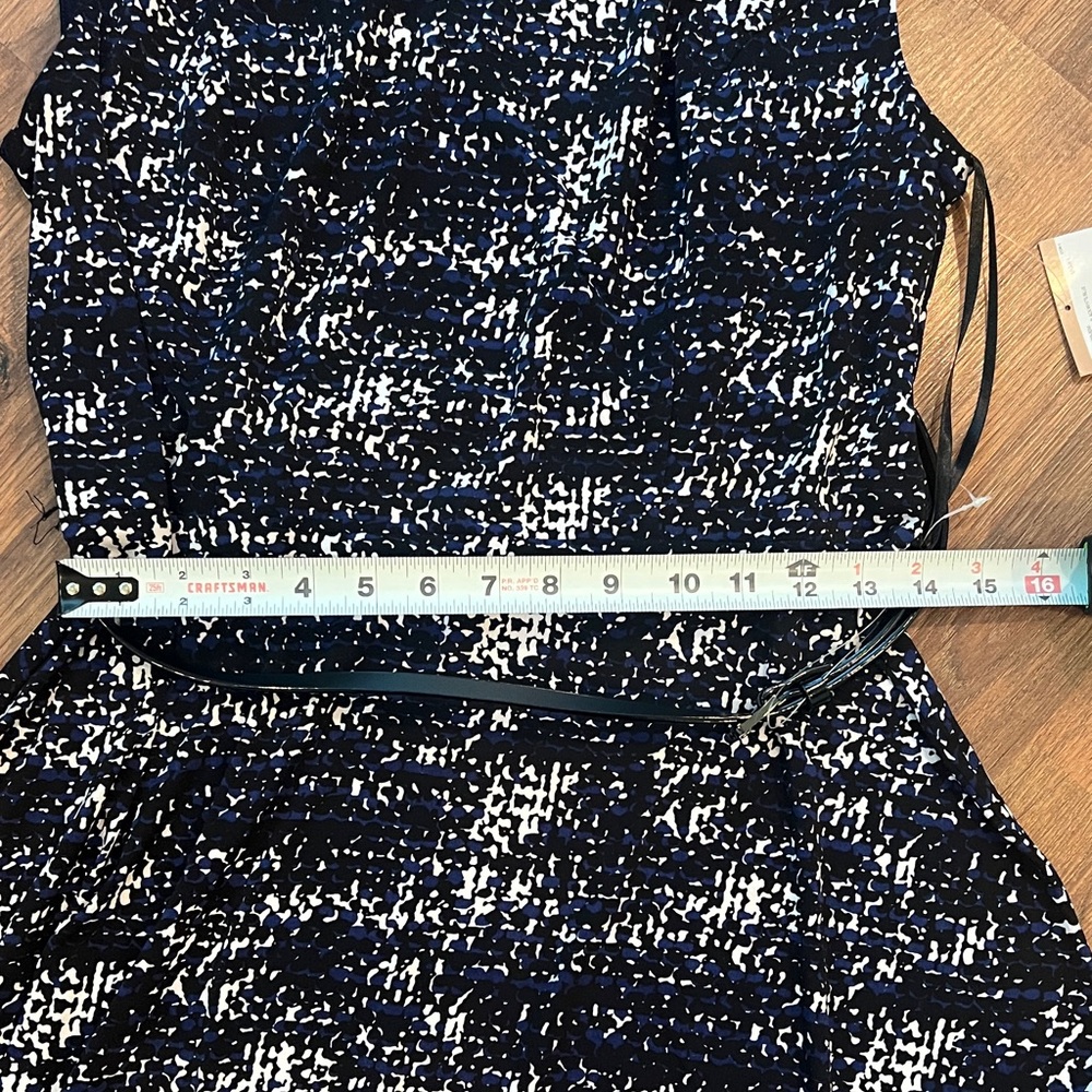 Kasper Black and White Midi Dress - Picture 11 of 16